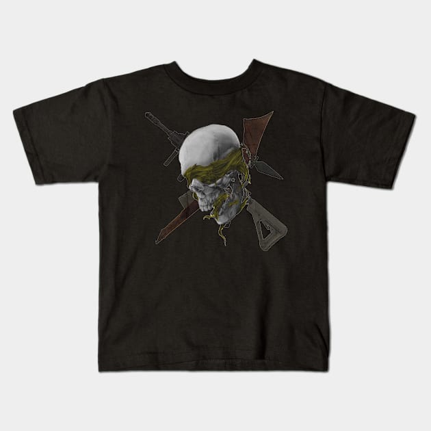 Tread and Get Scalped Kids T-Shirt by bakerjrae